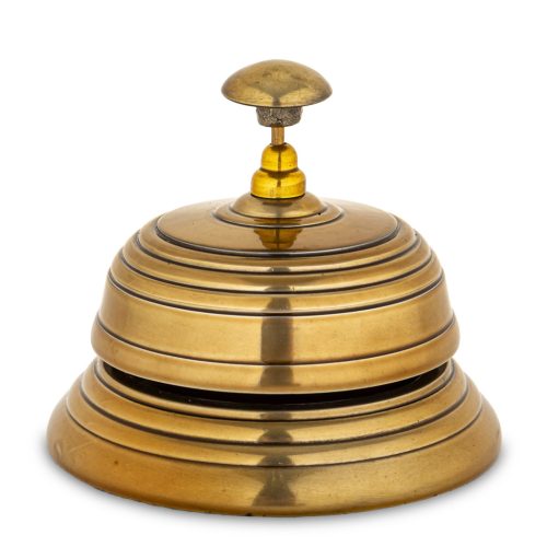 Elegáns asztali csengő, Arany