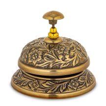 Elegáns asztali csengő, Arany