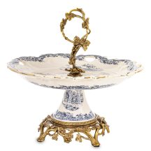 Barokk stílusú kínálóállvány, Fehér