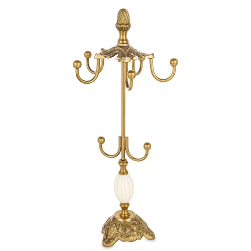 Barokk stílusú ékszertartó állvány, Arany