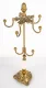 Barokk stílusú ékszertartó állvány, Arany