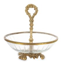 Barokk stílusú kínálótálka, Arany