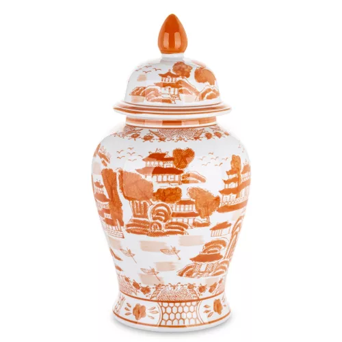 Japanese amfora kerámia tároló, Fehér