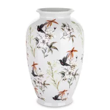 Nature mintás váza, Fehér
