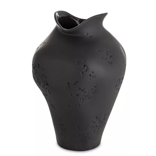 Rustic modern váza, Fekete