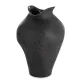 Rustic modern váza, Fekete