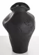 Rustic modern váza, Fekete