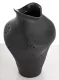Rustic modern váza, Fekete