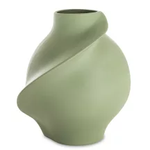Linea design váza, Zöld