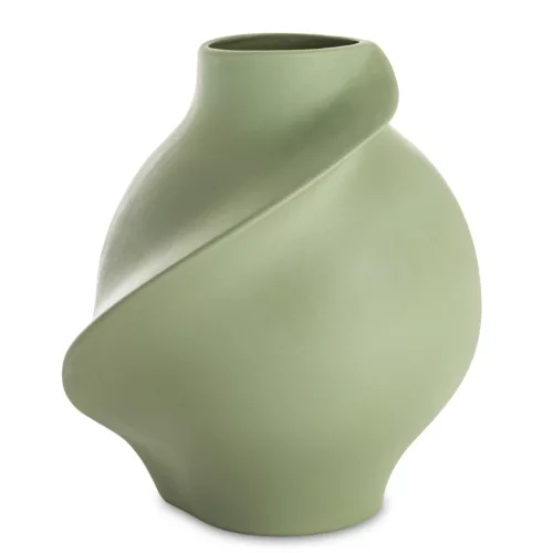 Linea design váza, Zöld