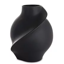 Linea design váza, Fekete