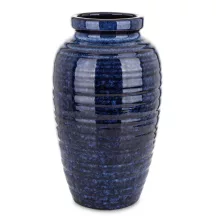 Porto kerámia váza, Sötétkék