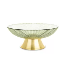 Üveg kínálótál, Zöld