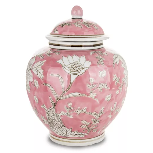 Amfora kerámia tároló, Rózsaszín