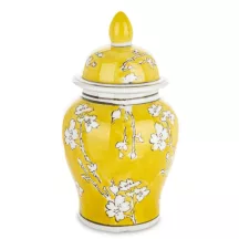 Amfora kerámia tároló, Sárga