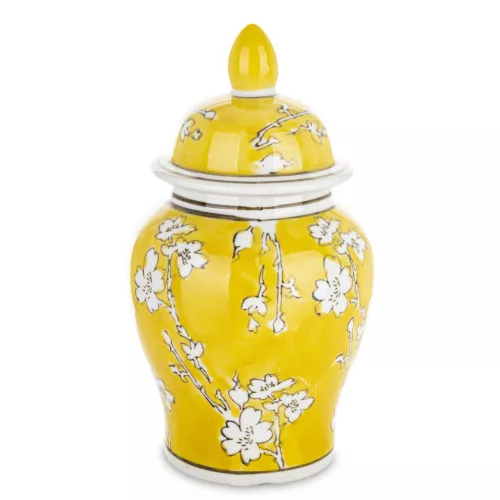 Amfora kerámia tároló, Sárga