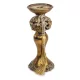 Barokk stílusú gyertyatartó, Bronz