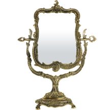 Barokk stílusú asztali tükör, Arany