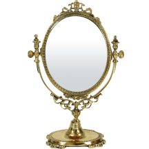 Barokk stílusú asztali tükör, Arany