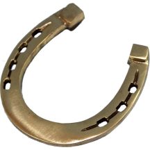 Szerencsét hozó patkó dísz, Arany